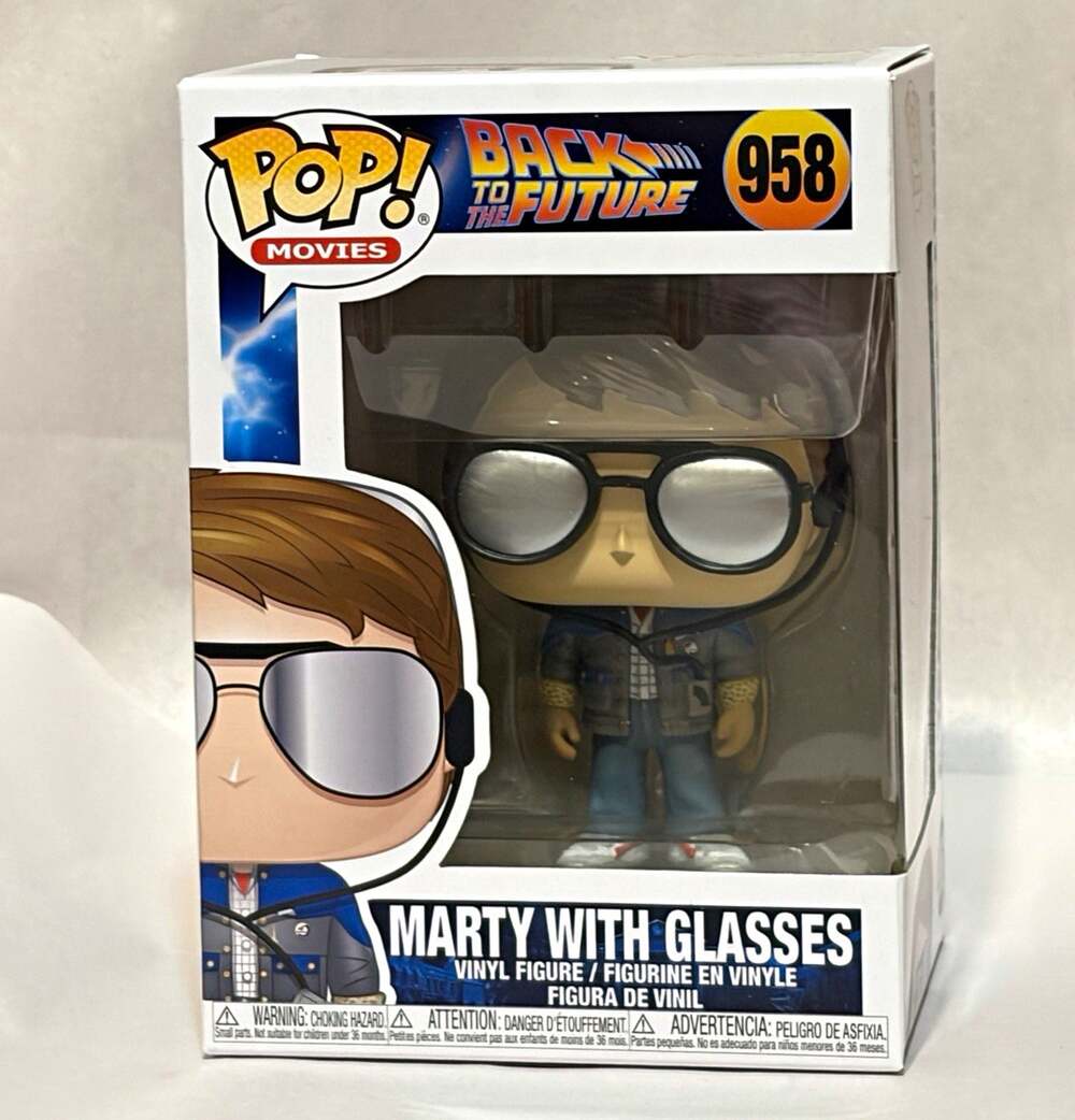 Funko Pop! Vinyl Movies Back to the Future Marty McFly w/ Glasses #958